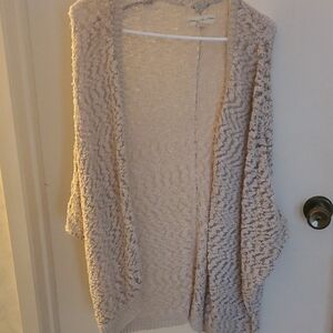 Rising Star Cream Cable-Knit Cardigan Sweater